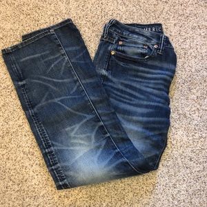 Mens American Eagle dark denim jeans size 31x32
